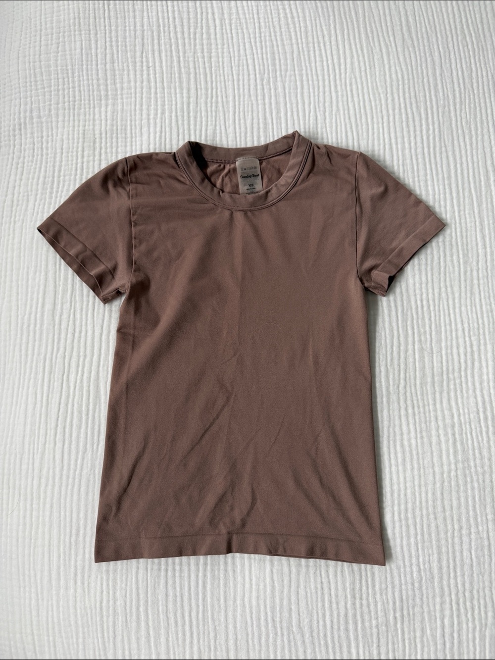 Sunday Best Brown Short Sleeve Crew Tee
